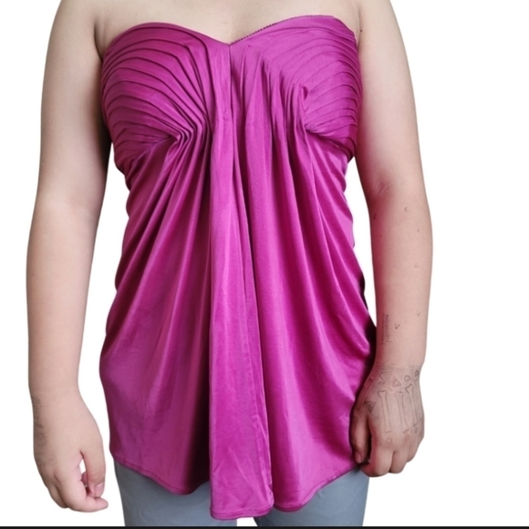 BCBG Maxazria Strapless Tube Top Size Small in Pink - Picture 1 of 7